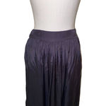 Chan Luu  Maxi Skirt High Waisted Flowy Gathered Boho, Gray, Size Large Photo 3