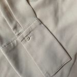 H&M Beige Ruffle Long Sleeve Blouse Photo 3