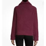 Arizona Jeans Arizona Jean Co Womens Collared Faux Fur Fleece Lined Jacket Maroon Size XL Photo 3