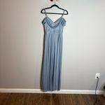 Azazie  Aja Dress in Dusty Blue Photo 6