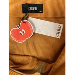 Cider Women's Corduroy Zipper Front Mini Skirt Ginger Plus Size 1XL Retro Photo 6