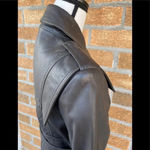 Reiss  double breasted leather jacket Sz 10 Photo 9