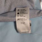 l*space NWT L* Shimmer Sky Blue High-Waisted Twist Front Bikini Bottom Size L Photo 6