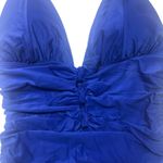 Carmen Marc Valvo  Halter Tankini Top Front Tie Photo 3