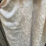 Erika Vintage  Taylor Ivory Cream Floral Long Robe 90s 1990s Photo 4