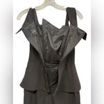 Black Halo Women's Eve La Reina Gown Black Formal Elegant Black Tie Chic Size 0 Photo 6