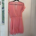 Cinch Mi Ami navy pink V-neck flowy  waist lightweight keyhole back Photo 2