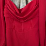 Princess Polly Lillie mini dress bubble sleeve red festive holiday women’s 4 Photo 4