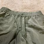 Open Edit  Shorts Women's Medium Relaxed Pull‎ On Green Drawstring Waist Photo 2