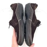 Naturalizer Natural Soul 7.5 Ferva Loafers Brown Suede Leather Zip up Flats Photo 2