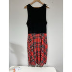 Womans Guberry Sleeveless V Neck Pullover Fit N Flare Midi Dress Xxl Black Photo 1