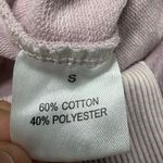 Jane and Delancey  Lavender Crew Neck Sweatshirt Photo 3