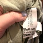 ZARA  LINEN BLEND CHAIN LINK BELT DRESS in Light Khaki Photo 11