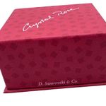 Swavorski Swarovski & Co. Austrian Crystal Rose Gold-Plated Stem Brooch Pin In Gift Box Photo 10