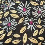 Joie  SMALL Isa Reut Ruffled Embroidery Dot Smocked Floral Blouse - Caviar Multi Photo 12