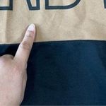 La'Zeyn CANDY Medium European Black and Brown Tunic Hoodie Long Sweater Photo 6