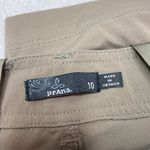 prAna  Khaki walking shorts/capris size 10 Photo 6