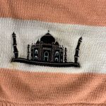 Vintage Mixed Blues Knit Crop Vest Size M Pink Size M Photo 2