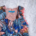 Tori Richard  Express Yourself Rebekah Romper size Small Floral Preppy Print Photo 4
