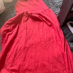 Anthropologie  Sundry Women’s Mix Media Tank Maxi Dress Tangerine Size M Photo 5