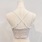 Free People Free People Adella Women's Lace Bralette in White Size Large Photo 7