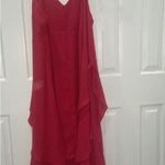 Lulus  Red Spaghetti Strap Maxi Dress for Weddings Photo 5