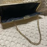 Vtg 80s Metallic Gold Clutch Hidden Chain Evening Bag Vintage Photo 5