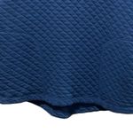Duluth Trading Company Quilted Snap Pullover in Navy Blue Size Medium Photo 2