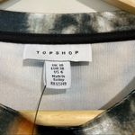 Topshop Women’s Tie Dye Long Sleeve Velvet Velour Smocked Cropped Pullover Sz 6 Photo 4