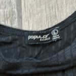 Popular Basics  black long sleeve top Photo 1