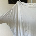 DemyLee New York 100% Pima cotton made in Peru layered white tissue thin tee Size M Photo 1