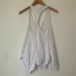 Hollister Lace Twist Back Tank Solid White Crochet Cotton Boho Top JUNIORS XS Photo 8