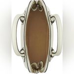 Tory Burch Mini Swing Satchel Leather Bag WHITE Photo 6