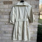 Pearl women’s trench coat 3/4 length sleeve size xs Yellow Photo 5
