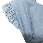 The Impeccable Pig Chambray Wrap Mini Dress Medium Photo 5