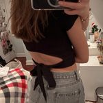 Garage Black Crop Top Photo 2