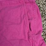 Gap  Linen Blend Pink High Waist Shorts Women's XS  4 Pocket Pull‎ On Photo 3