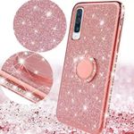 Diamond Case for Samsung Galaxy A20 Cover For Samsung Galaxy Glitter Ring Kickstand Case Gold Photo 3