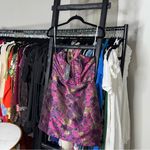 Lulus  High-Class Attitude Black Floral Jacquard Strapless Mini Dress Photo 5