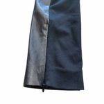 DKNY  Lamb Leather Jacket Women’s 10 Black Panel V-Neck Full Zip City Chic Photo 8