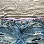 Kancan High Waisted Distressed Denim Shorts 100% Cotton size 27/7 Blue Photo 9