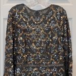 Mac Duggal NWT 5496 Embellished Illusion High Neck Long Sleeve A Line Gown Sz 16 Photo 5