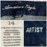 American Eagle  Women's Artist Bootcut Dark Wash Mid Rise Jeans Size 14 Photo 4