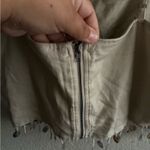 Jason Wu  Beige Linen Blend Crop Top with Beaded Hem 10 Photo 7