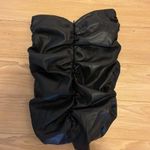 ZARA  Faux Leather Scrunched Skirt Photo 3