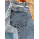 Almost Famous Women's Jeans Size 11, Blue Colorblock Photo 9