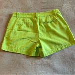 J.Crew green cotton chino shorts size 8 zipper fly casual summer Photo 1