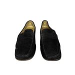 Tod's  women's black suede penny‎ loafer size 8.5 Photo 1