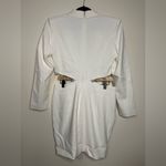 Lavish Lice Lavish Alice White Pearl Cut-Out Blazer Dress Size 10 Bridal Bachelorette NWT Photo 12