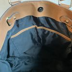 Cole Haan   Leather Tote Bag Tan Brown Classy Minimalist Photo 4